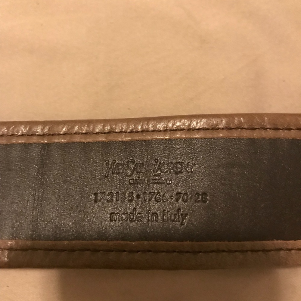YSL vintage belt